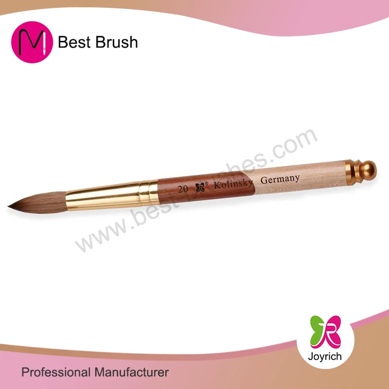 Scuab ingne aicrileach aicrileach 100% Kolinsky