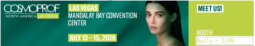​Cosmoprof Las Vegas 2026 (Iúil 13-15): Cuireann Joyrich / An Scuab is Fearr Scuaba Ingne Gairmiúla Saincheaptha i Láthair do Chomhpháirtithe Lipéid Mórdhíola & Príobháideacha B2B