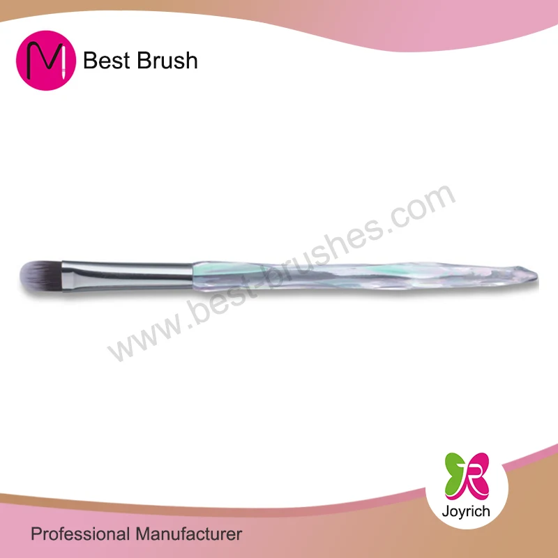 Scuab makeup súile liath bán oval bán